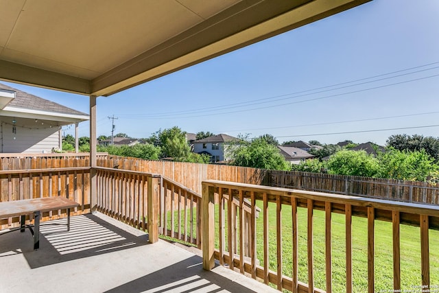 8030 Chanting, San Antonio, TX 78223 - deck with a fenced backyard