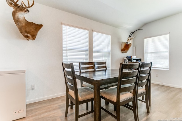 8030 Chanting, San Antonio, TX 78223 - dining area with light wood finished floors