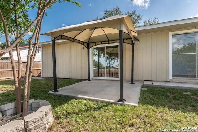 142 Meadow, Converse, TX 78109 - view of patio / terrace with a gazebo