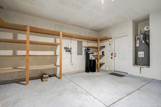 4763 Bending Grv, San Antonio, TX 78259 - garage featuring water heater and electric panel