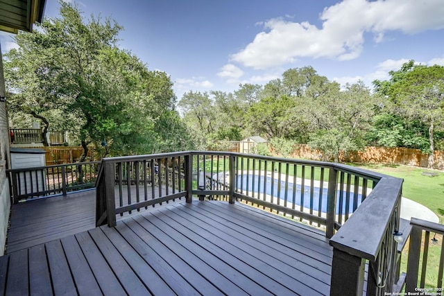 4763 Bending Grv, San Antonio, TX 78259 - deck with a fenced backyard