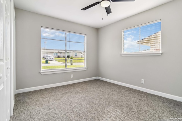 211 Balboa, Universal City, TX 78148 - spare room featuring carpet floors and a ceiling fan