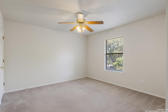 5614 Cross Pond, San Antonio, TX 78249 - unfurnished room featuring light carpet and a ceiling fan