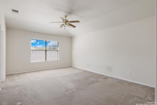 5614 Cross Pond, San Antonio, TX 78249 - empty room featuring light carpet and a ceiling fan
