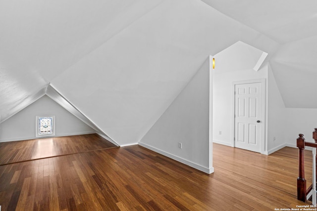 110 Vitra, San Antonio, TX 78210 - bonus room featuring vaulted ceiling and wood finished floors