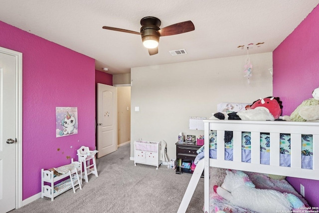 630 Oxalis, San Antonio, TX 78260 - carpeted bedroom featuring a ceiling fan