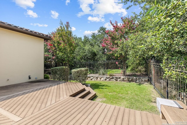 22715 Colibries, San Antonio, TX 78261 - deck with a fenced backyard