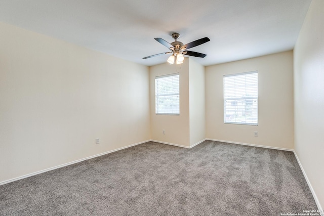 109 Bay Willow, Cibolo, TX 78108 - carpeted empty room with a ceiling fan and baseboards