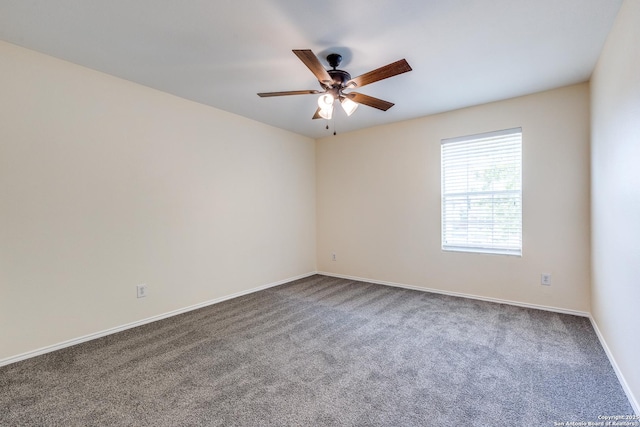 109 Bay Willow, Cibolo, TX 78108 - empty room featuring ceiling fan and carpet flooring