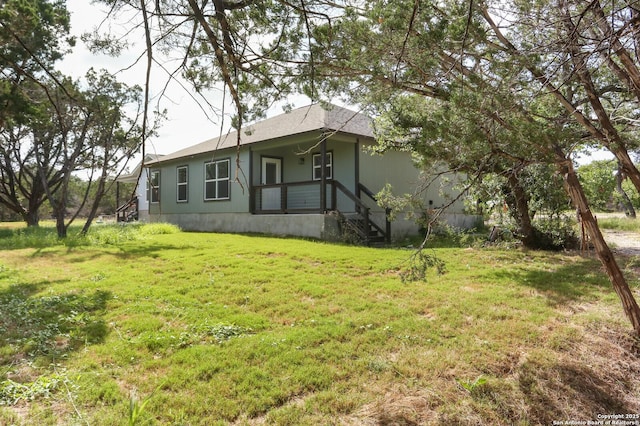 150 Hill Dr, Spring Branch, TX 78070 - view of property exterior featuring a yard