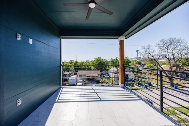 326 Cactus, San Antonio, TX 78203 - balcony featuring ceiling fan