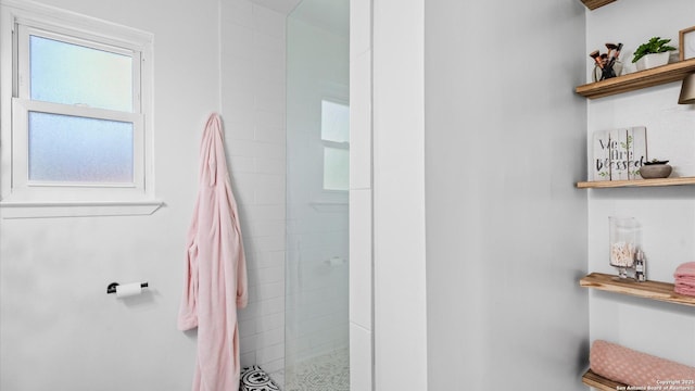 1703 Redwood, Seguin, TX 78155 - bathroom featuring tiled shower