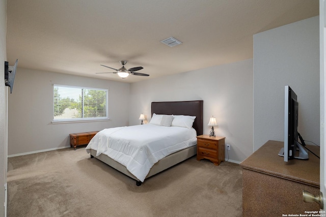 9915 Mustang Isle, San Antonio, TX 78254 - carpeted bedroom with ceiling fan and baseboards