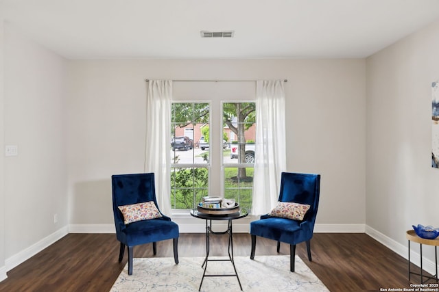 18310 Redwood Path, San Antonio, TX 78259 - living area featuring baseboards and wood finished floors