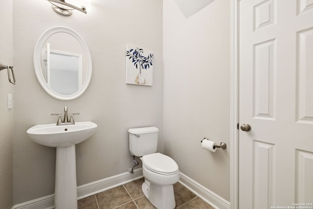 18310 Redwood Path, San Antonio, TX 78259 - half bath with toilet and tile patterned floors