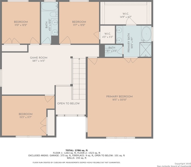 18310 Redwood Path, San Antonio, TX 78259 - view of room layout