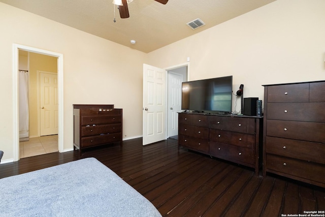 451 Tequila Rnch, San Antonio, TX 78245 - bedroom with dark wood-type flooring and a ceiling fan