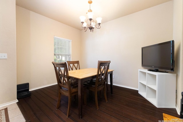 451 Tequila Rnch, San Antonio, TX 78245 - dining area with a chandelier and hardwood / wood-style flooring