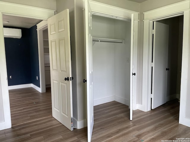 603 Humboldt, San Antonio, TX 78211 - closet featuring a wall mounted AC