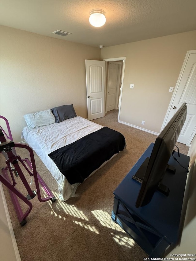 15530 Gray Catbird, San Antonio, TX 78253 - bedroom with carpet and a textured ceiling