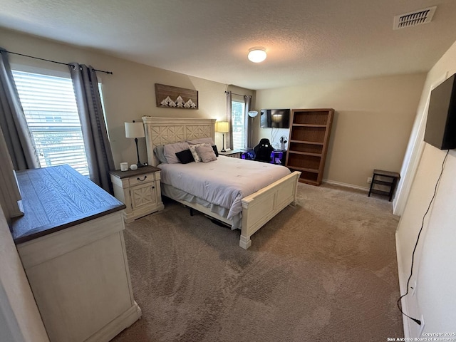 15530 Gray Catbird, San Antonio, TX 78253 - carpeted bedroom featuring a textured ceiling and baseboards