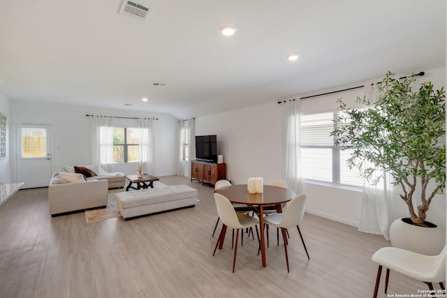 10626 Erinita, Converse, TX 78109 - dining space with light wood-style floors and recessed lighting