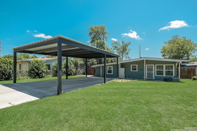 4914 Neer Ave, San Antonio, TX 78213 - view of vehicle parking featuring driveway and a carport