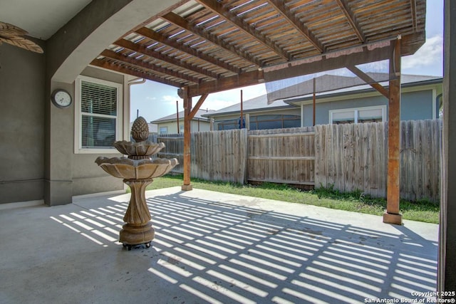 3915 Bacall, Converse, TX 78109 - view of patio featuring a pergola