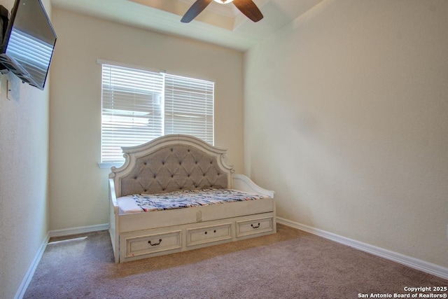 3915 Bacall, Converse, TX 78109 - bedroom with multiple windows, light colored carpet, and a ceiling fan