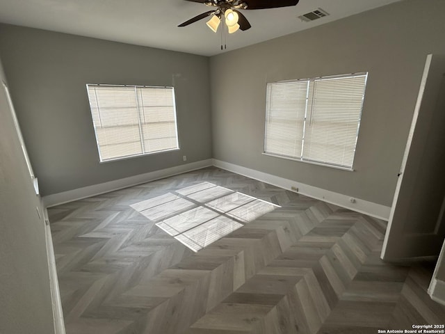 635 E Gonzales, Seguin, TX 78155 - spare room with a ceiling fan and baseboards
