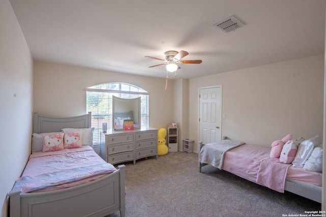 9534 Anderson Way, Converse, TX 78109 - bedroom with carpet and a ceiling fan