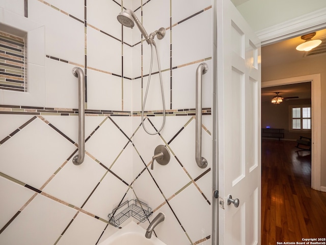110 W Hermine Blvd, San Antonio, TX 78212 - detailed view of wood finished floors