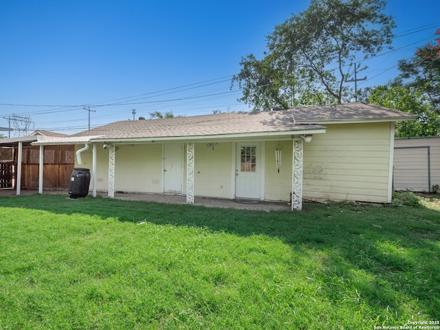 110 W Hermine Blvd, San Antonio, TX 78212 - rear view of house with roof with shingles
