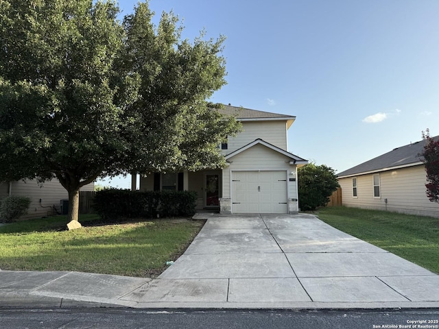 6922 Lunar, Converse, TX 78109 - obstructed view of property featuring driveway and a garage