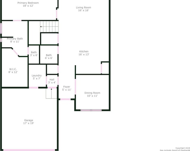 702 Pelican Pt, San Antonio, TX 78221 - view of home floor plan