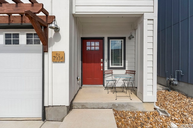 7934 Teak Ln, San Antonio, TX 78209 - doorway to property featuring a porch