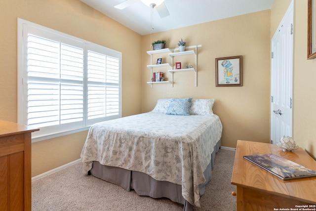 12610 Lotus Rdg, San Antonio, TX 78253 - bedroom with multiple windows, carpet floors, and a ceiling fan