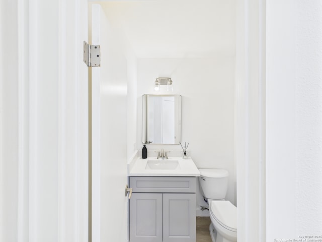 7007 Elk Trl, San Antonio, TX 78244 - half bathroom with toilet and vanity