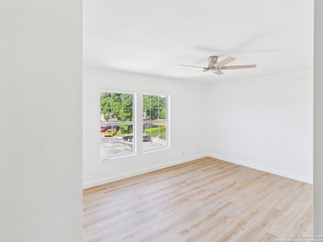 7007 Elk Trl, San Antonio, TX 78244 - unfurnished room featuring wood finished floors and a ceiling fan