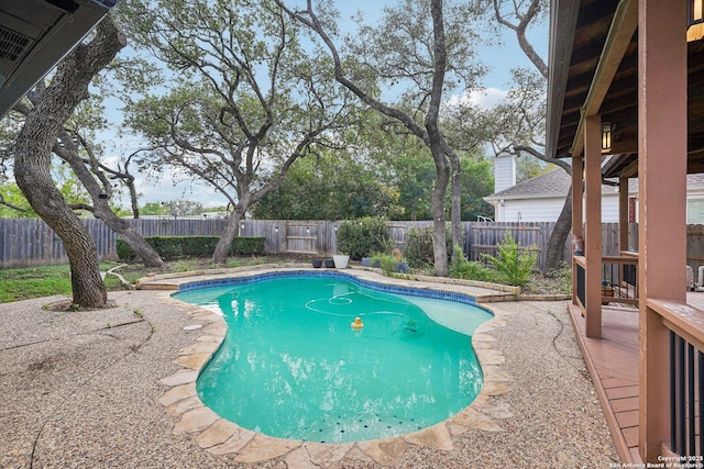 1159 Bluff Frst, San Antonio, TX 78248 - view of pool featuring a fenced backyard and a patio