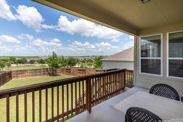 5944 Sterling Vw, Schertz, TX 78108 - view of wooden balcony featuring a wooden deck