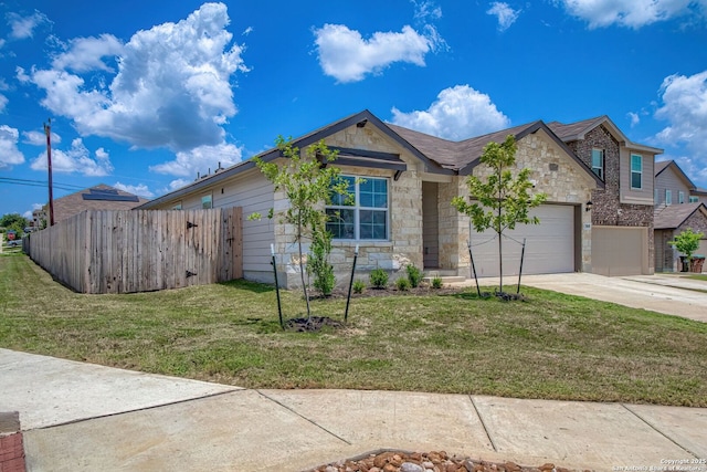 3008 Pemberton Post, San Antonio, TX 78245 - view of front facade featuring stone siding, driveway, and a garage