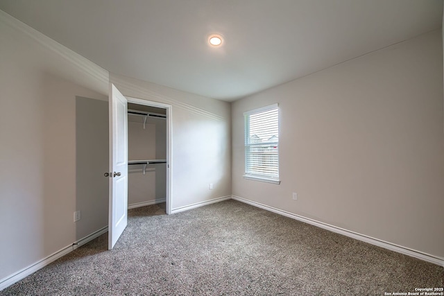 3008 Pemberton Post, San Antonio, TX 78245 - unfurnished bedroom featuring carpet and a closet