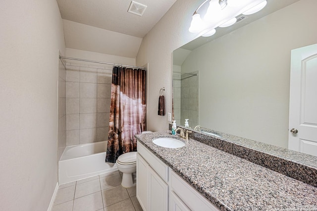 13942 Evelina, San Antonio, TX 78253 - full bathroom with tile patterned floors, vanity, and shower / tub combo