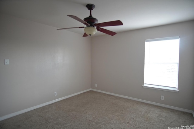 24123 Horse Pr, San Antonio, TX 78261 - carpeted empty room featuring ceiling fan and plenty of natural light