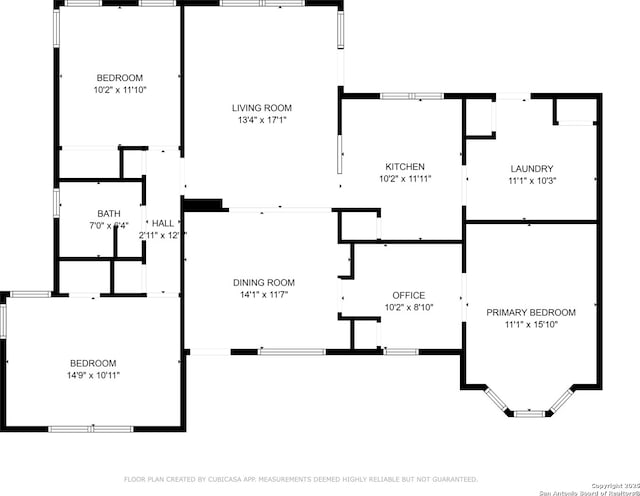 450 Pamela, San Antonio, TX 78223 - view of home floor plan
