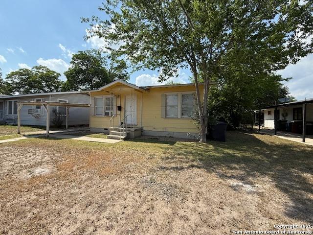 207 Fargo, San Antonio, TX 78220 - view of front of home with crawl space