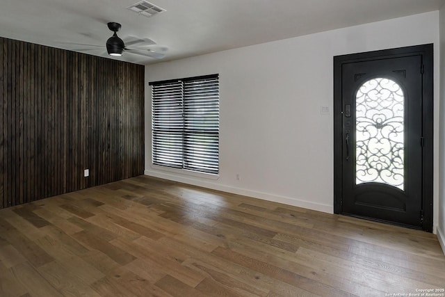 5738 Brenda Ln, San Antonio, TX 78240 - foyer featuring wood finished floors and plenty of natural light