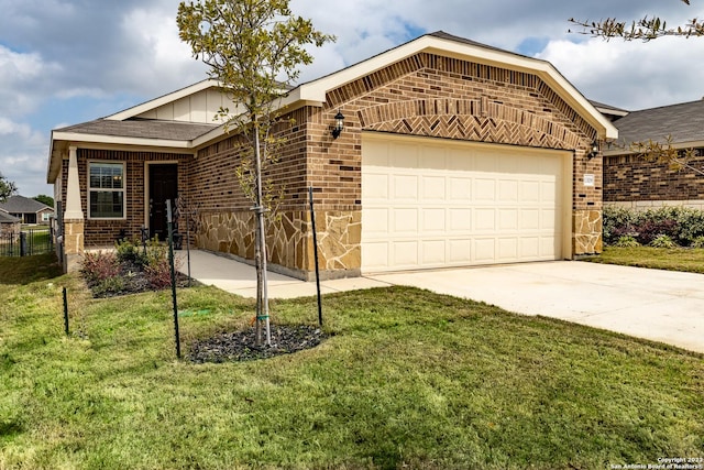 13119 Sulphur Trl, San Antonio, TX 78253 - single story home with brick siding, a garage, and driveway