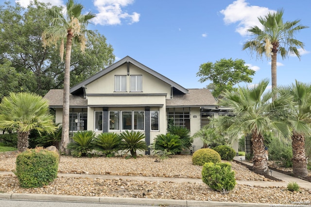133 E Mistletoe Ave, San Antonio, TX 78212 - bungalow-style house featuring stucco siding and roof with shingles